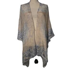 Love by Lotta Stensson Batik Butterfly Poncho-Cover-up - Silk-One Size